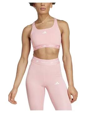 Soutien-gorge De Sport à Impact Moyen Techfit Medium Semi Pink Spark L - Adidas - FashionsVida