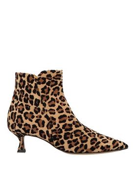 Botines de caña alta Mujer Arena 37 Mujer