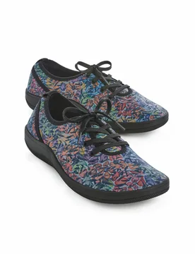 Hallux-Naturform Schnürer Soft - Marine gemustert - female - Size: 36 - Avena - FashionsVida