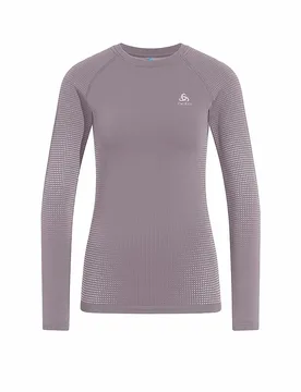 Camiseta funcional de mujer WARM ECO Baselayer gris L - Odlo - FashionsVida
