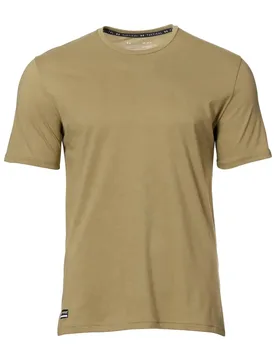T-Shirt Mens Tactical Cotton - Federal tan / XXL Herren Federal tan adult Herren - Under armour - FashionsVida