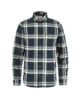 Camisa de franela ligera Oevik para hombre azul oscuro L - Fjällräven - FashionsVida