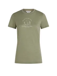 Damen Funktionsshirt Merino 150 Tech Lite Peaceful Pass oliva XS