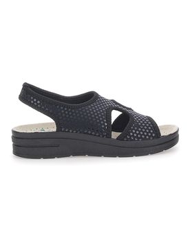 Sandali Blu con Tomaia in Vera Pelle 721 41