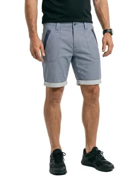 Pantaloni Corti Chino Merle Indigo / White L