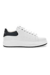 Sneakers Platform Bianche e Nere 8360 38