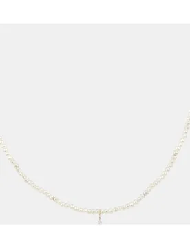 Collar Aphrodite de y diamantes con perlas - Persée - FashionsVida