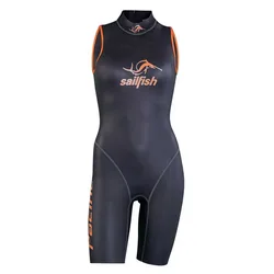 Pacific 3 Woman Sleeveless Neoprene Wetsuit Black/Anthra S Women