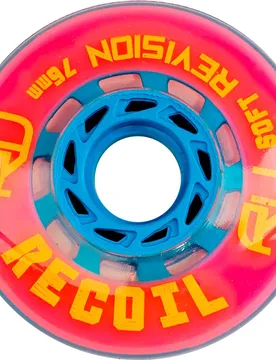 Roues De Patins Recoil Soft 4 Unités Clear 80 mm/76A unisex