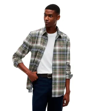 Chemise à Manches Longues Dm0dm23528 Rocky Mountain Check L - Tommy Jeans - FashionsVida
