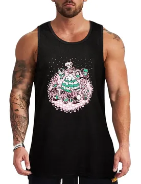 Winter Villagers Tank Top Creative Graphic Tank Top Art Print Sleeveless Shirt - Aliexpress - FashionsVida