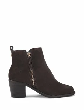Women's 'Secil Wide Fit' Leather Boots in Dark Grey Size: 4 - Dark Grey - Size: 4 - Carvela - FashionsVida