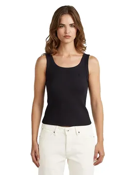Maglietta Senza Maniche D28716-e527 Dark Black S