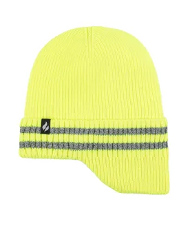Mens 1 Pack SOCKSHOP Workforce Drop Neck Hat Bright Yellow One Size - Yellow - Size: One Size - Heat Holders - FashionsVida
