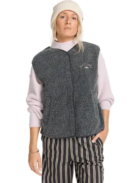 Gilet Be Happy Fleece Black Sands XS - Billabong - FashionsVida