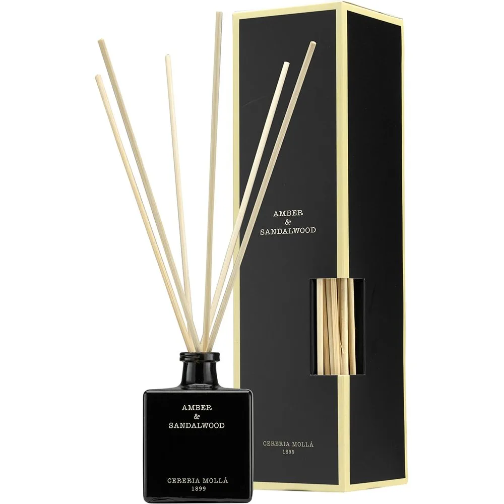 Difusor de varillas Ambar Sandalo - Cereria Mollá - FashionsVida