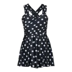 Badekleid "Punkte" M mehrfarbig