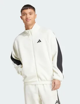 Giacca da allenamento Stadium L Off White / Black - Adidas - FashionsVida