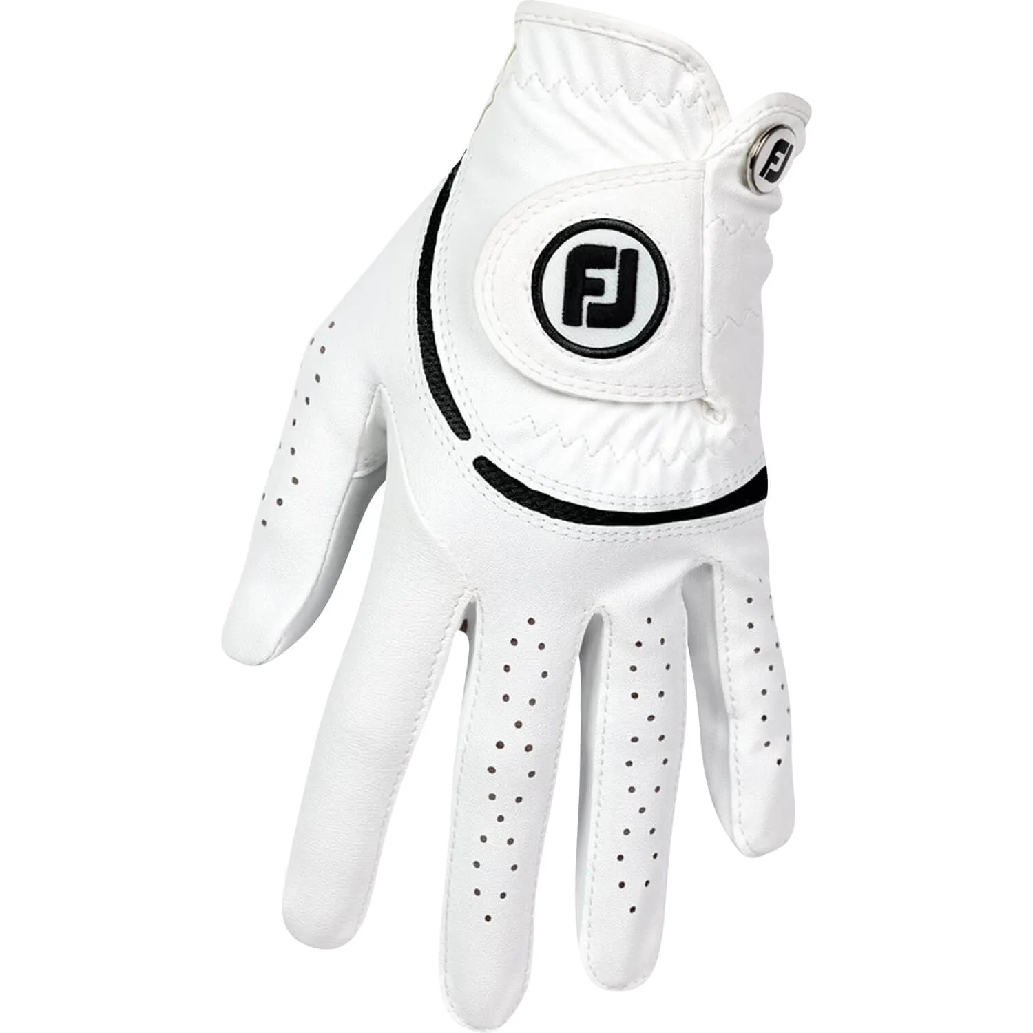 Handschuh WeatherSof, weiss/schwarz m - FootJoy - FashionsVida