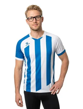 T-shirt à Manches Longues Milano White / Royal L - Kelme - FashionsVida