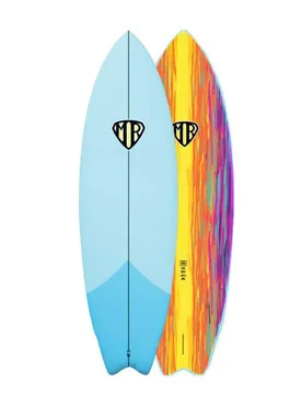 Planche De Surf Mr Flame Epoxy Super Twin 6´8´´ Blue 203.2 cm unisex - Ocean & Earth - FashionsVida