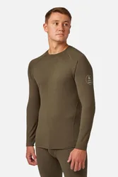 CarbonDri Mens Bodyfit Crewneck Base Layer - - Size: L