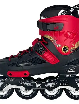 Patins En Ligne Angel 4x80 Black / Burgundy EU 45 Homme
