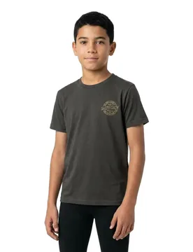 T-shirt à Manches Courtes Skewed Black M Garçon,Fille - Salty Crew - FashionsVida