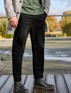 Street One Klassische Chino male Schwarz - Street One MEN - FashionsVida