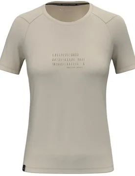 Eagle Poem Dry Damen T-Shirt, braun 40 - Salewa - FashionsVida