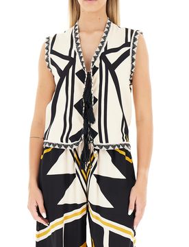 Dixie Gilet in viscosa BURRO S