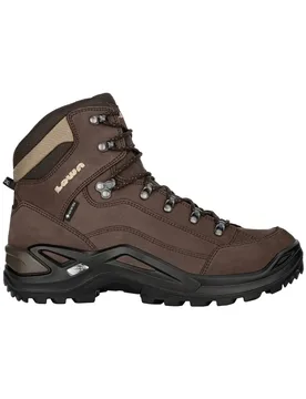 Chaussures de randonnée journée GORE-TEX® - Renegade GTX Mid Espresso en Cuir - Taille 42,5 - Marron - Lowa - FashionsVida