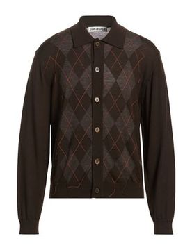 Strickjacke Herren Dunkelbraun 48,50,52 Herren
