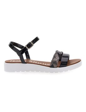 Sandali Neri con Cinturino 8187 40