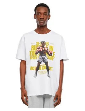 Mister T-shirt à Manches Courtes Rumble Heavy White M