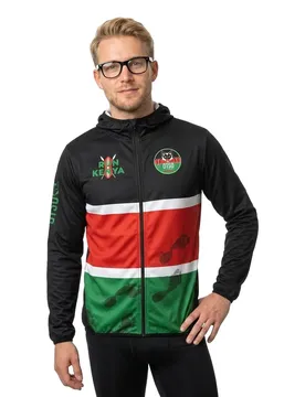 Giacca Kenya Black / Red / Green 2XS