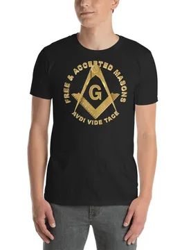 Masonic Free and Accepted Masons Square & Compasses Freemason T-Shirt 100% Cotton O-Neck Summer Short Sleeve Casual Mens T-shirt - Aliexpress - FashionsVida