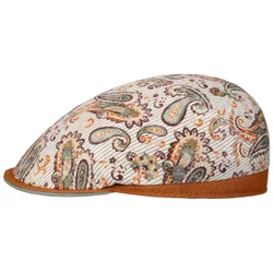 Daron Paisley Flat Cap by - beige-green - Size: M (56-57 cm)