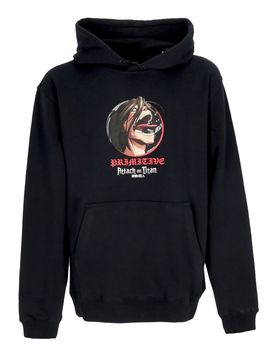 Felpa Cappuccio Uomo Future Memory Hoodie X Attack On Titan Black