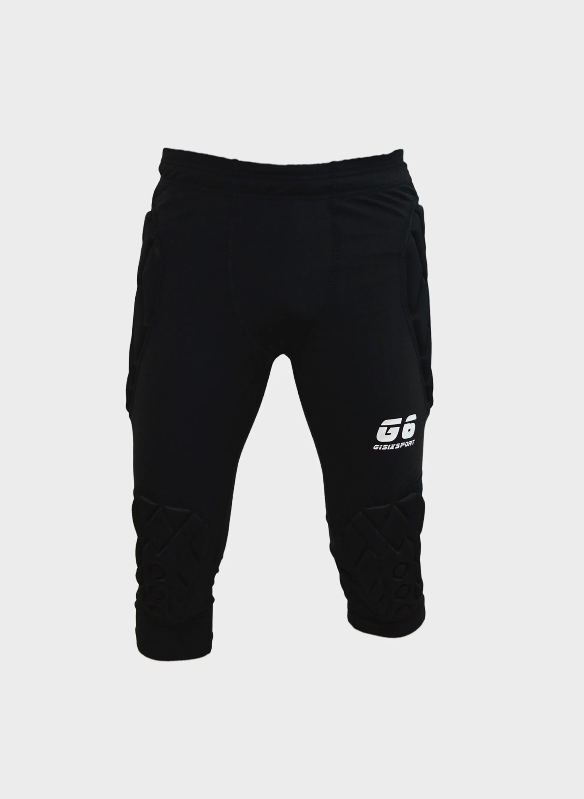 SHORT 3/4 COMPRESSION PORTIERE BLK L - GISIX - FashionsVida