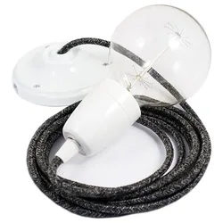 Cables Suspension Luminaire Rn03 2 M Anthracite / White One Size