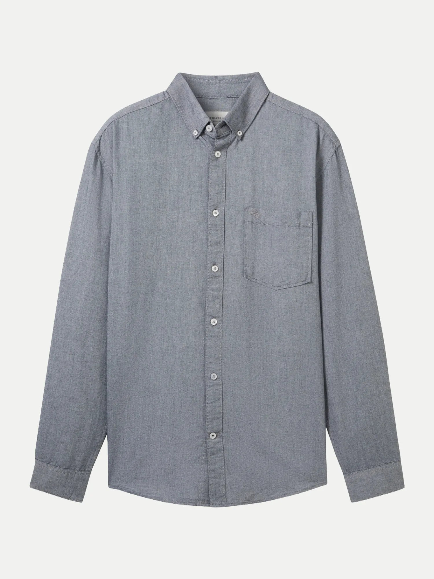 Regular-Fit Hemd Oxford Grau XXL - Tom Tailor Casual - FashionsVida