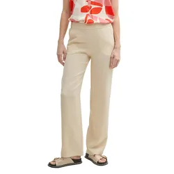 Pantaloni Straight Leg Seersucker Fit Champagne 40
