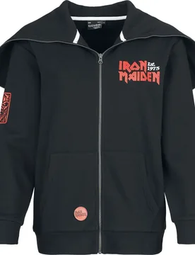 Kapuzenjacke - EMP Signature Collection - S bis 3XL - für Damen - Größe M - schwarz - EMP exklusives Merchandise! - Frauen - female - Iron Maiden - FashionsVida