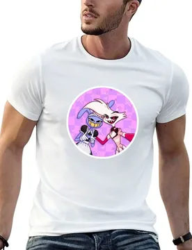 Crossover Angel Dust and Jax T-Shirt cotton t shirt pack graphic t shirts for man t shirt man cotton T-shirt - Aliexpress - FashionsVida