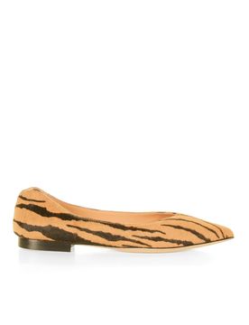 Viola Ricci Ballerina Flat Tigrata