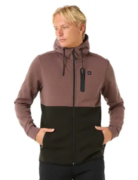 Felpa Con Zip Anti Series Departed Mushroom Rock M