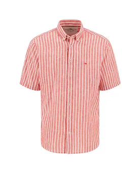 Camicia Regular Fit rosso L - Fynch-Hatton - FashionsVida
