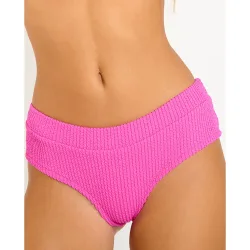 Braga de bikini tipo culotte de textura elástica y resistente