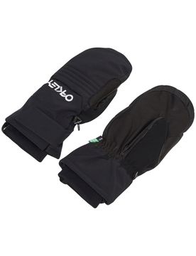 Wasserfeste Fäustlinge Ski B1B Mittens Blackout für Herren aus Leder Größe S schwarz